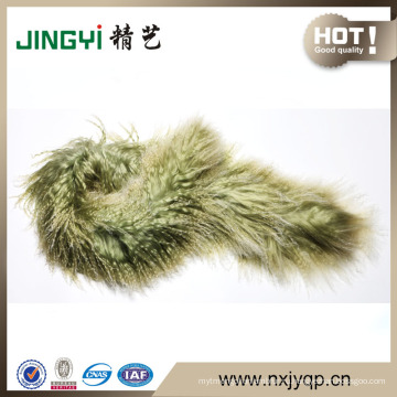Новая мода 10 см*120см монгольских овец меха шарф